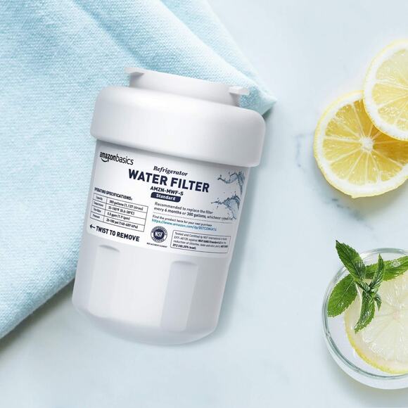 Amazon Basics Replacement Water Filter Cartridge Compatible with GE MWF Refriger - Picture 3 of 5